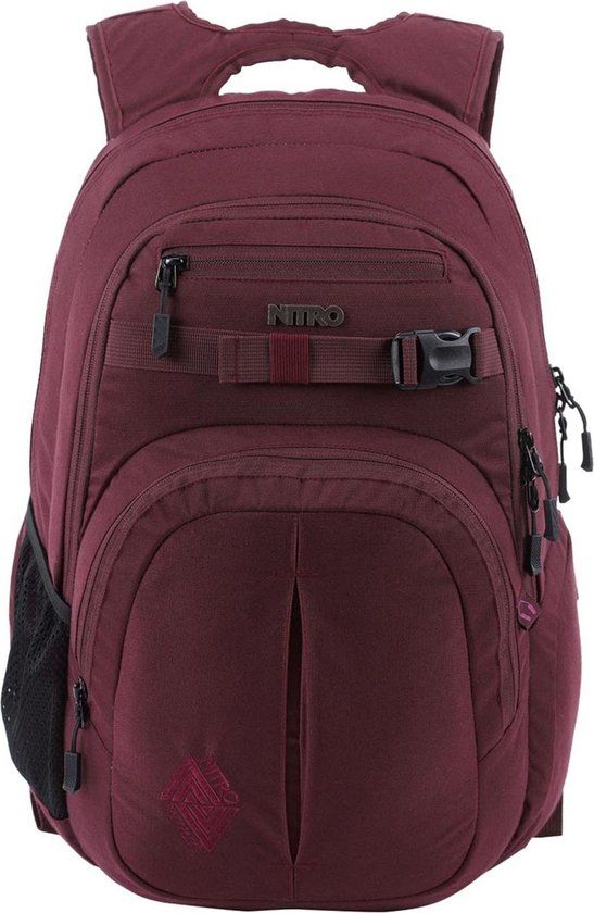 NITRO Chase Rugzak met laptopvak, 35L, Wine Paars