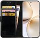 Rosso Element Wallet Book Case voor Realme 14 Pro - Zwart