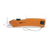 Beta 1772H-HS Universeel mes met uitschuifbaar lemmet | geleverd met extra messen H-SAFE
