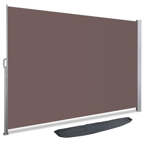 VOUNOT Windscherm voor buiten - 140 x 300 cm - Bruin