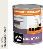 Afinol Peinture laquée brillante Blanc cassé (RAL 9010) 750 ml