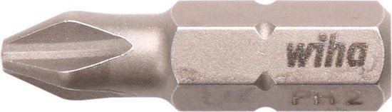Wiha Bit Set - Phillips PH2 - 25mm - 50 Pieces
