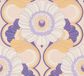 A.S. Création Retro Chic Vliesbehang Bloemen Beige Geel Lila Crème Violet