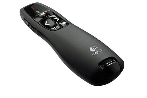 Logitech Wireless Presenter R400 - Zwart - Afstandsbediening voor Presentaties - USB - 15m Bereik