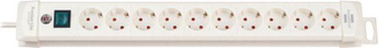 Brennenstuhl Premium-Line - Stekkerdoos - 10-voudig - Wit - 3m