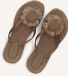 Ilse Jacobsen Slipper met bloem CHEERFUL16F Vrouwen Mocca