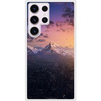 Urban Mountains Beschermende siliconen case compatibel met Galaxy S23 Ultra