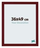 Your Decoration - Cadre puzzle 36x49 cm - Rouge vin balayé
