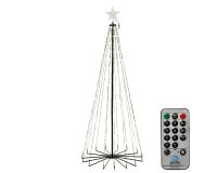 Lumineo microled arbre | 80x180cm | noir/blanc chaud