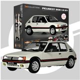 IXO Collections Modelbouwpakket Peugeot 205 GTI 1.9 - Wit - 1:8 schaalmodel