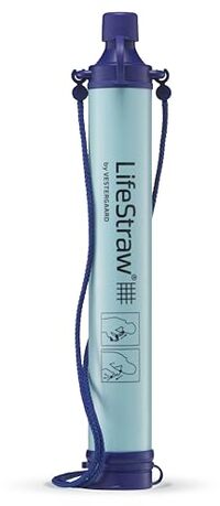 LifeStraw persoonlijke waterfilter voor wandelen, kamperen, reizen, backpacken, outdoorsport en noodgevallen. Verwijdert bacteriën en protozoa. 5-delig, 2-delig of 1-delig pak.