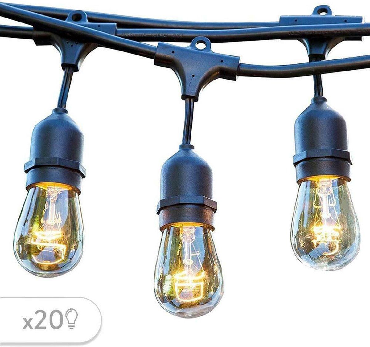 Lumisky Mafy Light 20 - Snoerverlichting - 20 lampjes - 10 meter - Binnen & Buiten