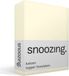 Snoozing Katoen Topper Hoeslaken - Lits-jumeaux (180x210 cm) - Wit
