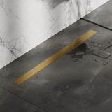 Brauer Douchegoot met Multifunctioneel Rooster en Flens - 100 cm - Goud Geborsteld Pvd