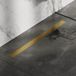 Brauer Douchegoot met Multifunctioneel Rooster en Flens - 100 cm - Goud Geborsteld Pvd