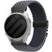 Garmin Instinct 2 Bracelet tressé avec boucle P (Gris foncé avec noir)