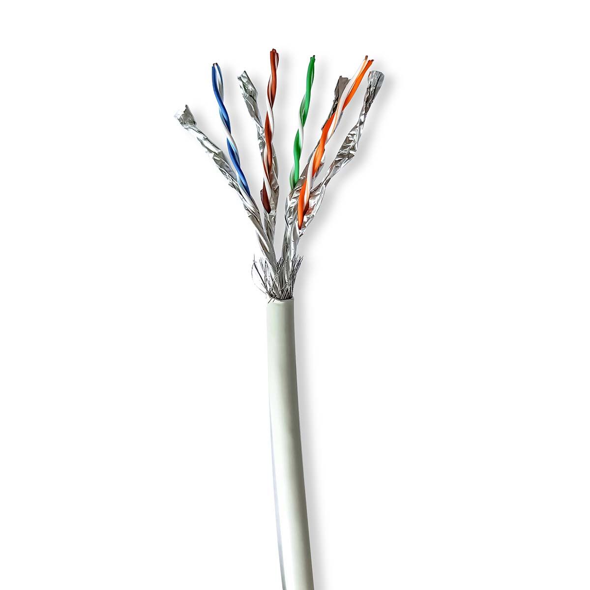 Nedis CCBG8548GY50S - Netwerkkabel - 50 m - Grijs