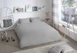 Good Morning Dekbedovertrek Effen Kleur - 2 Persoons 200x200/220 cm - Lichtgrijs - 100% Katoen Renforcé