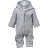 LUPILU® Combinaison en laine Premium bébé (gris, 12-24 mois)