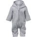 LUPILU® Combinaison en laine Premium bébé (gris, 12-24 mois)