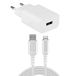 Allteq ALTQ-LI-COMBI-W-2 USB oplader met Lightning kabel Wit 2 meter