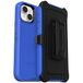 OtterBox Defender Series Case for iPhone 14 & iPhone 13 - RAIN CHECK (Blue)