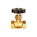 Riegler 103767-210.82 naaldventiel, messing, met fijne regeling, G 1/2 IG, DN 4, 1 st