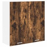 vidaXL Hangkast Rook Eiken 80 x 31 x 80 cm Bewerkt hout