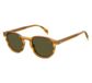GAFAS David Beckham DB 1007/S Zonnebril Dames Rechthoekig Acetaat Geel Bruin Goudkleurig