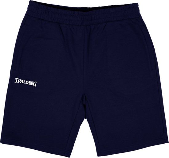 Spalding Unisex Basketbal Short Flow - Navy - Maat 140 - Katoen