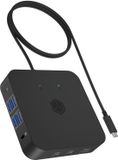 ICY BOX IB-DK4090-C Docking USB 3.2 Gen 2 (3.1 Gen 1) Type-C Zwart