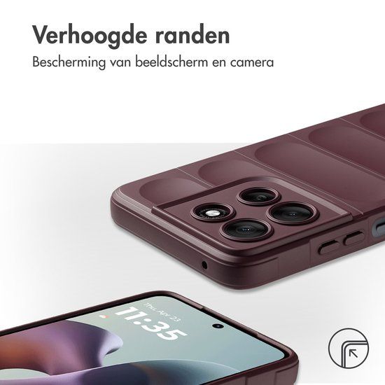 imoshion EasyGrip Backcover - Motorola Moto G56 - Aubergine