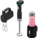 Cecotec BlendGo Pack Mixeur plongeant, blender portable, mixeur sans fil, 6 vitesses, noir