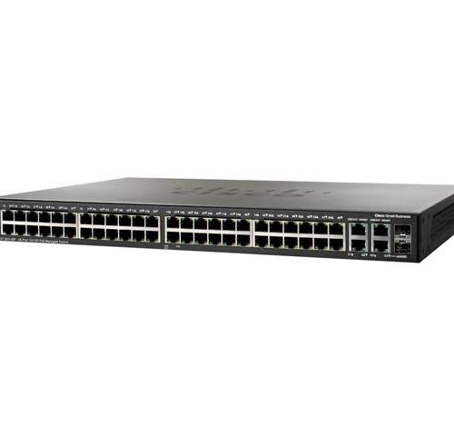 Cisco SF300-48P - Netwerk Switch - Zwart