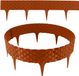 Aquagart Bordure de jardin aspect rotin | Terracotta | Modules de 16x80 cm | Bordure en plastique pour parterres et bordures de pelouse | Bordure flexible