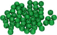 Rayher hobby materialen Perles en bois - D10 mm - 260 pièces - Vert