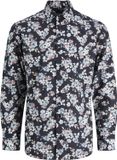 Jack & Jones Premium Jack & Jones Overhemd Jprblaparker Print L/s Shirt 12292115 Night Sky Mannen Maat - L