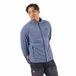 Swedemount Tromsö Fleece FL LS FZ Heren wandeljas Maat 3XL Navy Melange/Dk Navy Polyester