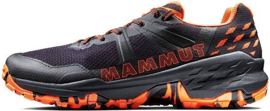 Mammut Sertig II Low Men's Trekking Shoes - Black / Vibrant Orange - Size 44