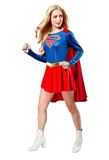 Rubie's Officieel Supergirl (tv-serie) kostuum voor volwassenen, blauw/rood, S Halloween