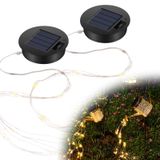 OEM Zonneverlichting reserveonderdelen, set van 2, waterdicht, met zonnepaneel en LED-lamp