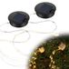 OEM Zonneverlichting reserveonderdelen, set van 2, waterdicht, met zonnepaneel en LED-lamp