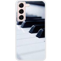 Samsung Bedrukt siliconen hoesje compatibel met Galaxy S22 Piano