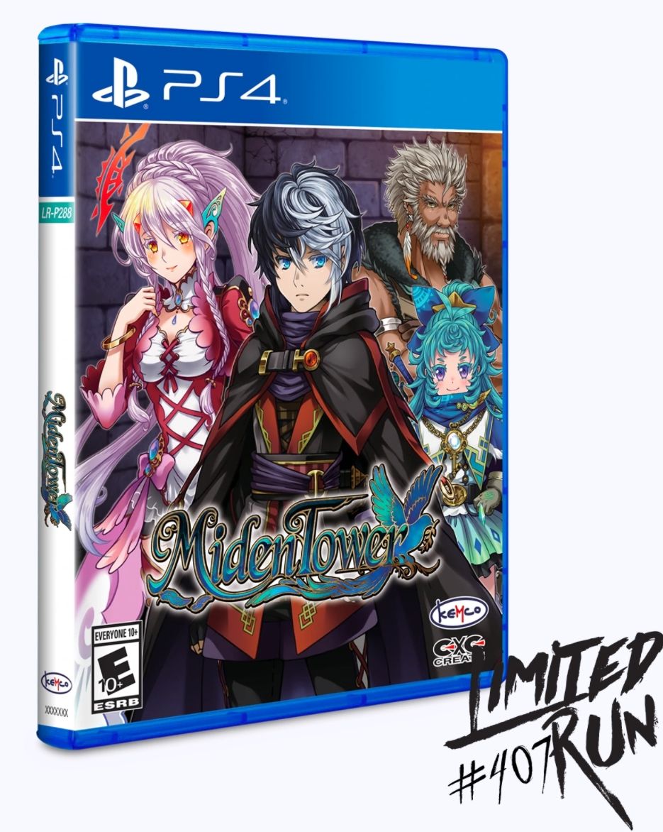 Limited Run Miden Tower - PlayStation 4 - RPG - 12+