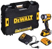 DeWALT 18V XR Slagmoersleutel DCF921D2T met 2x 2.0 Ah Accu en Oplader