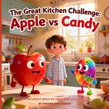 The Great Kitchen Challenge: Apple vs Candy: A story about apple vs candy and good habits