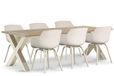 Lifestyle Garden Furniture Lifestyle Salina/Cardiff 240 cm dining tuinset 7-delig