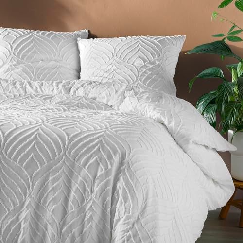 KGS Promolinge Heltie 3-delige beddengoedset - Tweepersoons - Wit - Katoen - 220 x 240 cm