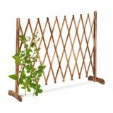 Relaxdays Klimrek Planten - Hout - Uitschuifbaar - Tot 275 cm