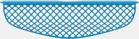 CATLINK Grille de tamisage pour litière agglomérante pour SE Baymax Bleu
